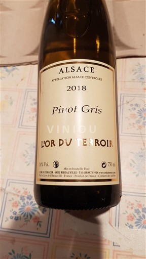 Alsace L'Or du Terroir 2018