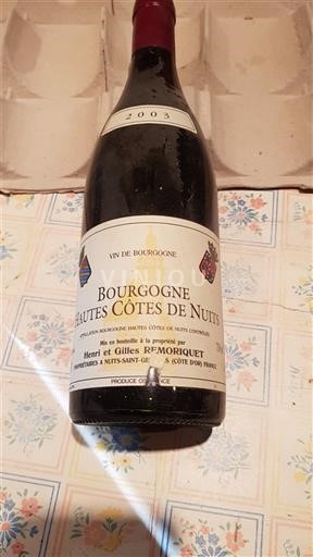 Bourgogne Henri et Gilles Remoriquet 2003