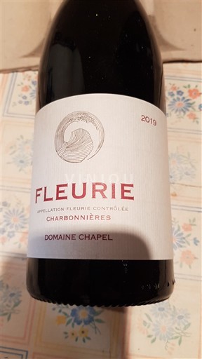Beaujolais Fleurie Domaine Chapel Charbonnières 2019