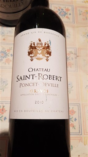 Bordeaux Graves Château Saint-Robert Poncet-Deville 2010