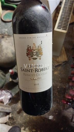 Burdeos Graves Château Saint-Robert Poncet-Deville 2010