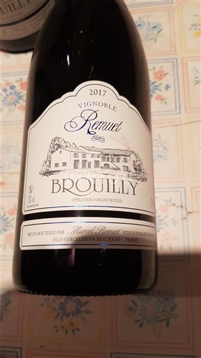 Beaujolais Brouilly Vignoble Remuet 2017