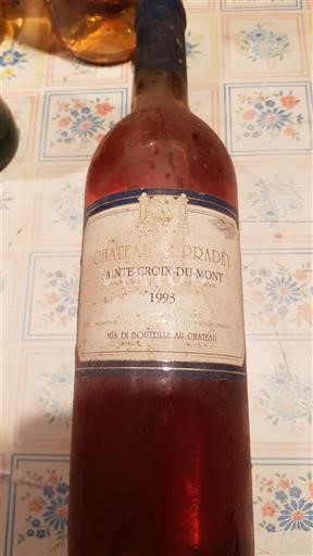 Burdeos Sainte-Croix-Du-Mont Château Pradeu 1993