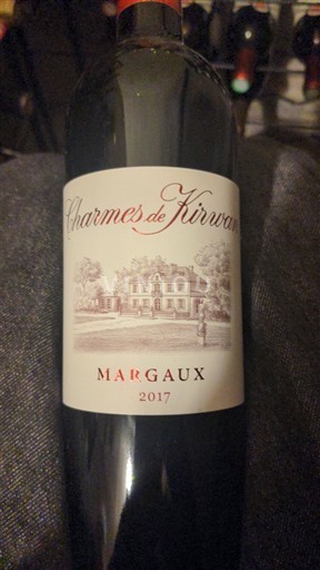 Bordeaux Margaux Charmes de Kirwan 2017