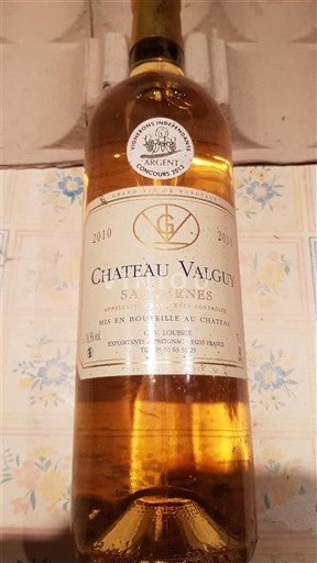 Bordéus Sainte-Croix-Du-Mont Château Valguy 2010