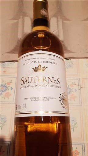 Bordeaux Sauternes Maison Bouey 2019