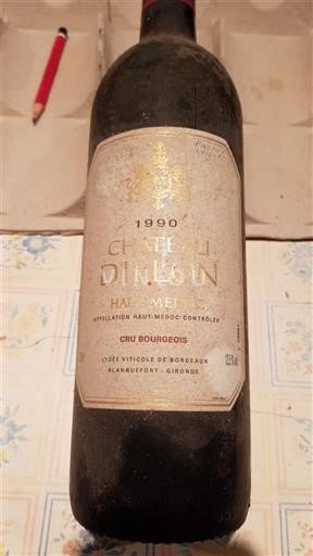 Bordeaux Haut-Médoc Cru Bourgeois Château Dillon 1990