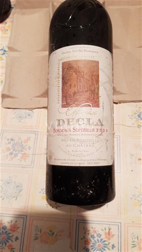 Bordeaux Bordeaux Supérieur Ducla 2003