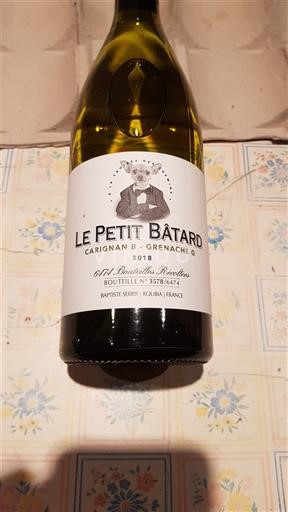 Languedoc og Roussillon Catalansk skråning Baptiste Serres Le Petit Bâtard 2018