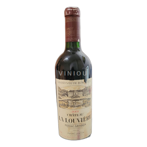 Bordeaux Pessac-Léognan Château La Louvière 2001