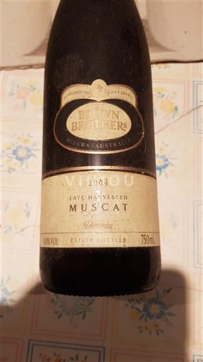 Victoria Không được chỉ định Brown Brothers Late Harvested Muscat 2004