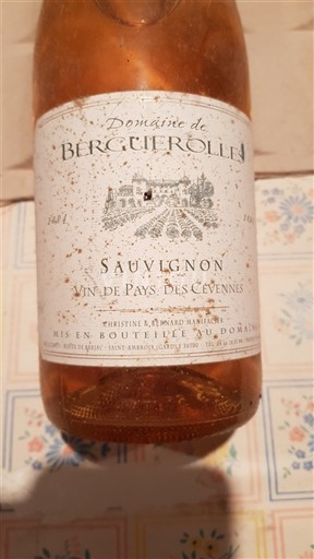 Languedoc Ospecificerad Domaine Berguerolles Sauvignon 2004