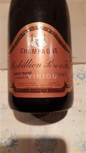 Champagne Premier Cru Mobillion Père & Fils Brut Rosé Ikke årgangsbestemt