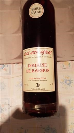 Zuidwest-Frankrijk Niet gespecificeerd Domaine Barbon Hors d'âge Niet-geïntegreerd