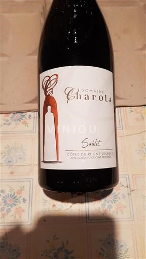 Thung lũng Rhône Côtes-du-rhône-villages Domaine Charols Sablet 2020