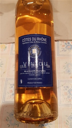 Vallée du Rhône Côtes-du-rhône Vignerons de Saint Laurent des Arbres 2010