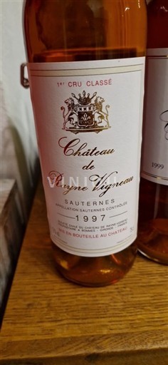 Bordeaux Sauternes Château Rayne Vigneau 1997