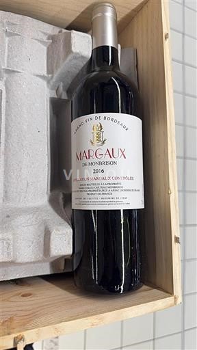 Bordeaux Margaux Château Margaux de Monbrison 2016