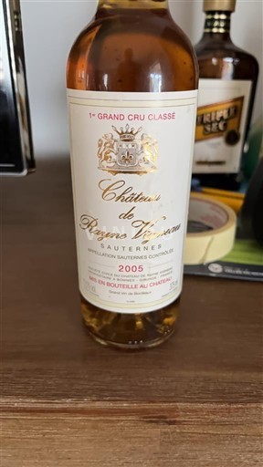 Bordeaux Sauternes Château Rayne Vigneau 2005