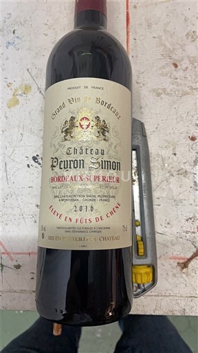 Bordeaux Bordeaux Supérieur Château Peyron Simon 2016