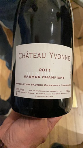 Valle della Loira Saumur-Champigny Château Yvonne 2011