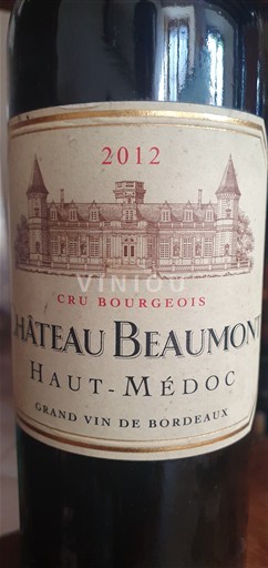 Burdeos Haut-Médoc Château Beaumont 2012