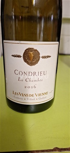 Vale do Ródano Condrieu Les Vins de Vienne La Chambée 2016