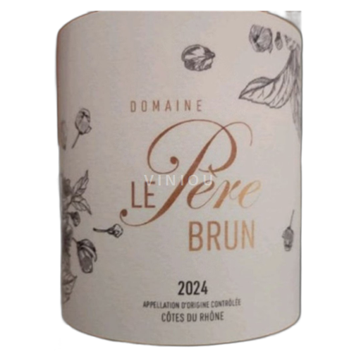 Rhônen laakso Côtes-du-rhône Domaine Le Père Brun Rosé 2024