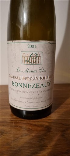 Loiredalen Bonnezeaux Château Perray-Jouannet Les Menus Clos 2001