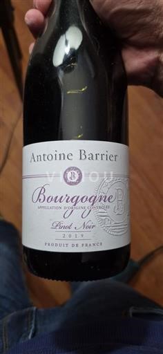 Bourgondië Bourgogne Antoine Barrier 2019