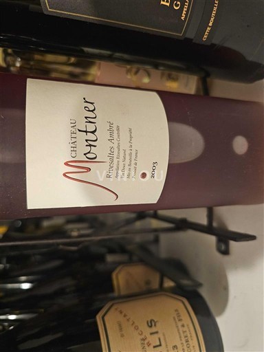 Roussillon Rivesaltes Château Montner Roussillon Ambré 2003