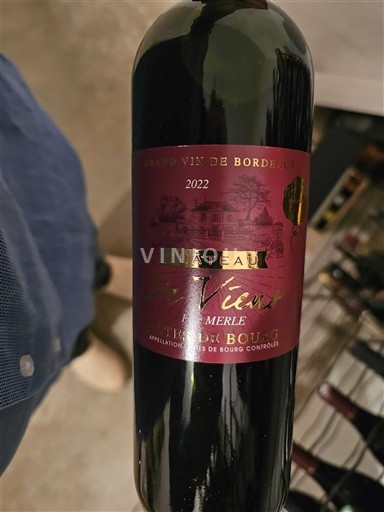 Burdeos Côtes-de-bourg Château Les Vieux Merle 2022