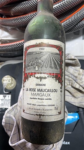 Bordeaux Margaux La Rose Maucaillou 1982