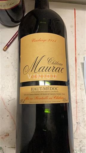 Bordeaux Haut-Médoc Château Maurac 2015