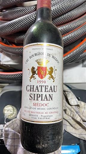 Bordeaux Médoc Cru Bourgeois Château Sipian 1990