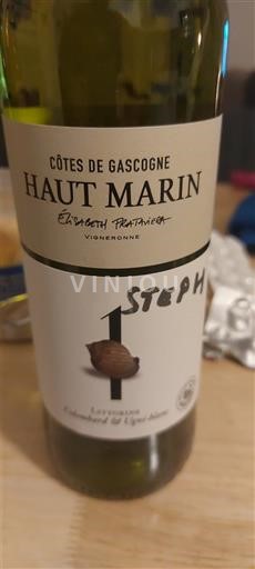 Sudoeste Côtes de Gascogne Haut Marin N°1 Les Fossiles Colombard & Ugni blanc 2023