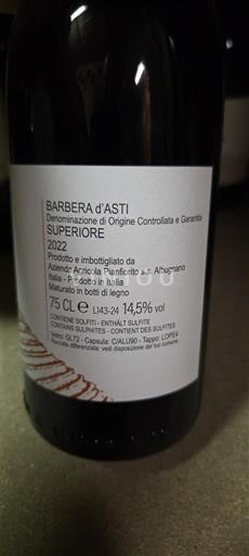 Piemont Barbera d'Asti Azienda Agricola Pianfiorito 2022