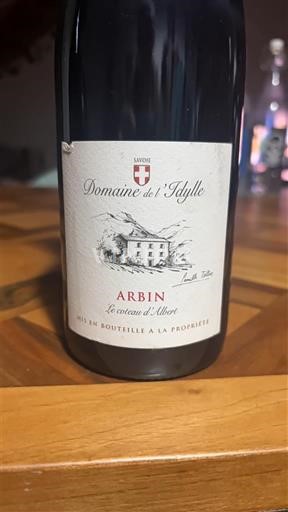 Jura Arbois Domaine L'Idylle Le coteau d'Arbin 2016