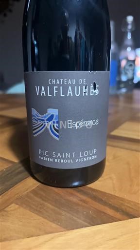 Langvedok Pic-saint-loup Château Valflaunès Espérance 2018