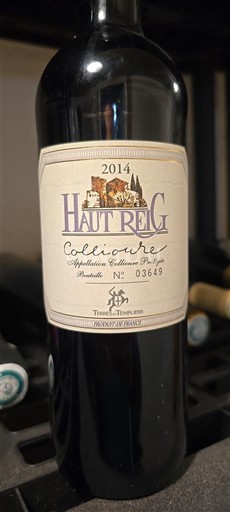 Roussillon Collioure Haut-Rig 2014