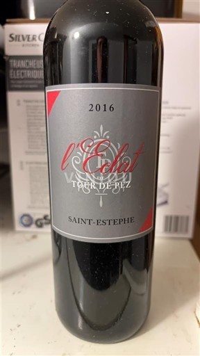 Bordeaux Saint-Estèphe Tour de Pez L'Éclat 2016