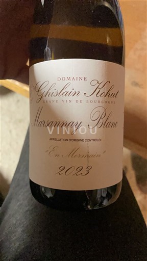 Bourgogne Marsannay Domaine Ghislain Kohut En Mernain 2023