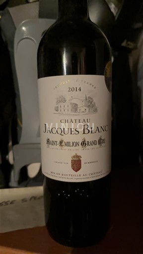 Bordeaux Saint-Émilion Grand Cru Grand Cru Château Jacques Blanc 2014