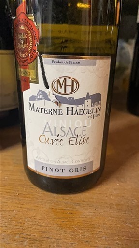 Alsace Materne Haegelin et Filles Elise Icke årgångsbetecknad