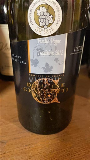 Jura L'Étoile Domaine Geneletti Vieille Vigne Tradition 2012