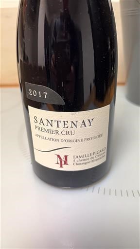 Burgundy Santenay Premier Cru Famille Picard 2017