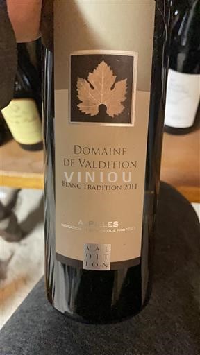 Alpes và các vùng Rhodanien Alpilles Domaine Valdition Blanc Tradition 2011