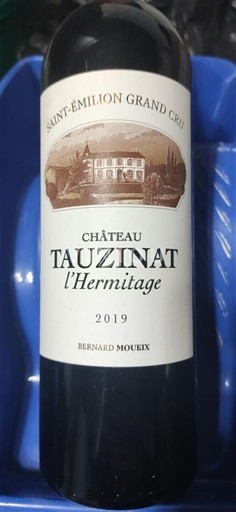 Burdeos Saint-Émilion Gran Cru Grand Cru Château Tauzinat l'Hermitage 2019