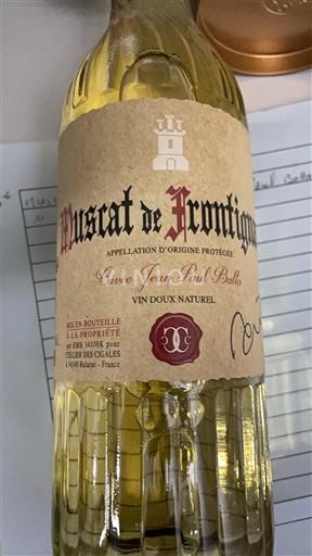 Langvedok Muškat iz Frontignana Domaine Jean Paul Balles Jean Paul Balles Neleten.