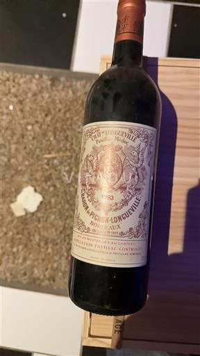 Bordeaux Pauillac Grand Cru Château Pichon Longueville 1993